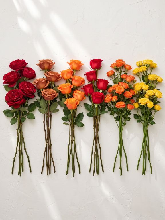 ROSES ALL AROUND  AUTUMN PALETTE  COMBO BOX